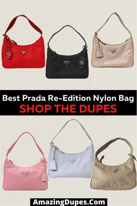 prada nylon bag dupe amazon|prada baguette bag dupe.